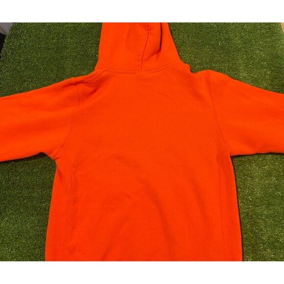 Vintage Clemson Tigers hoodie small sweatshirt Russell Athletic mens orange Y2K - Picture 6 of 9